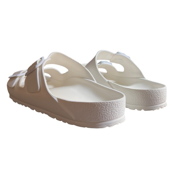 Birkenstock Arizona 2 Strap EVA Men's Sandals-White-Euro 43 US 12 - Picture 4 of 16